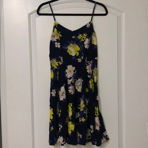 flowy floral dress
